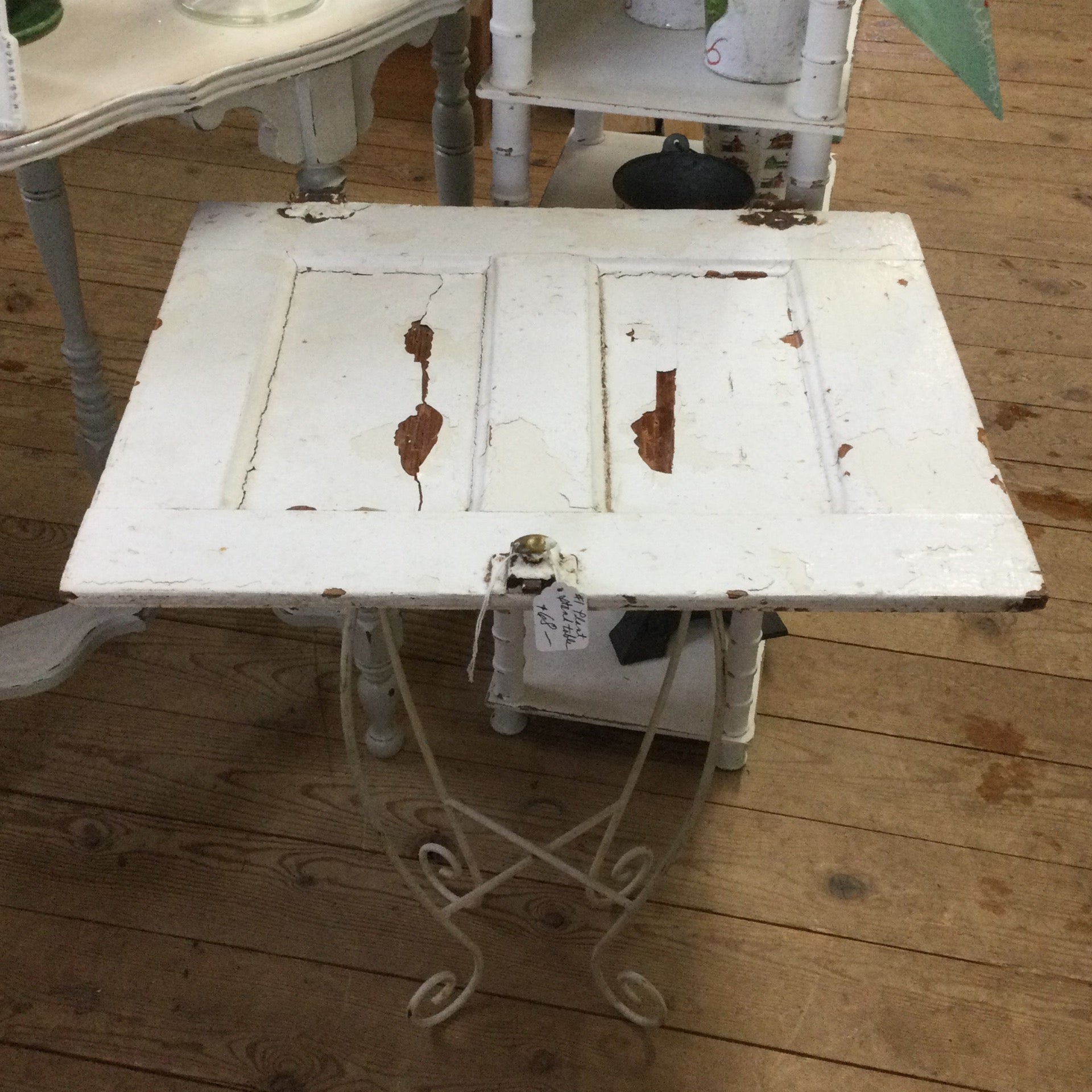Vintage Small Plant Stand Table | The Barn in Northville